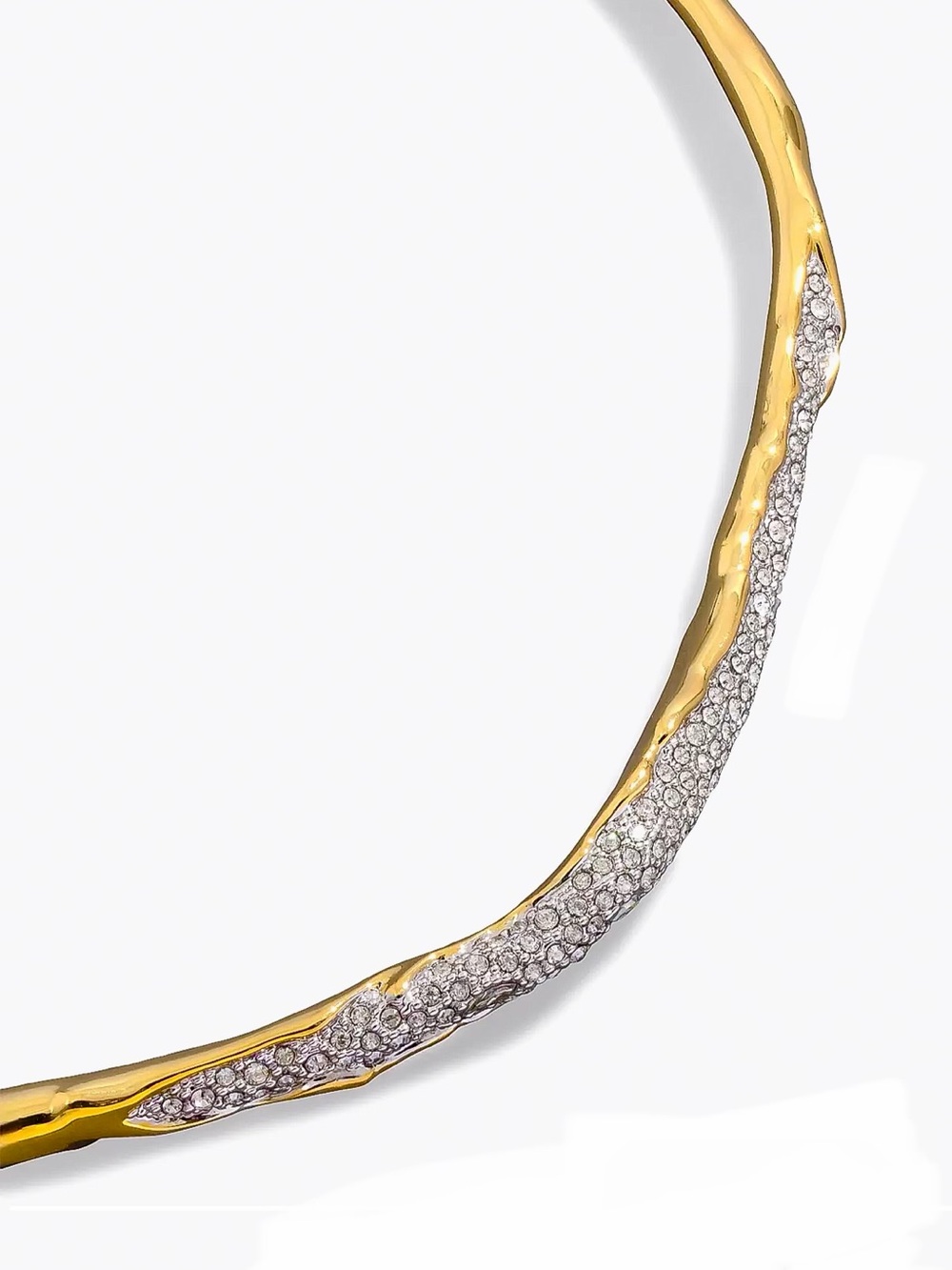 ALEXIS BITTAR Solanales Gold Crystal Skinny Collar - Picture 9 of 9